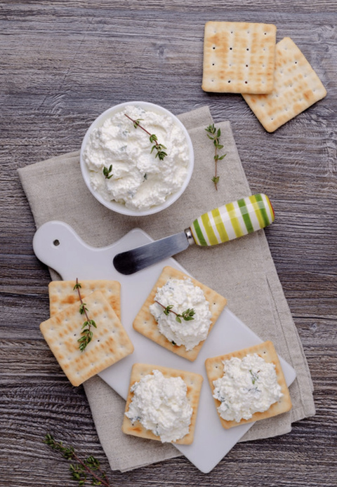 Recette - Crème de chèvre Mâconnais